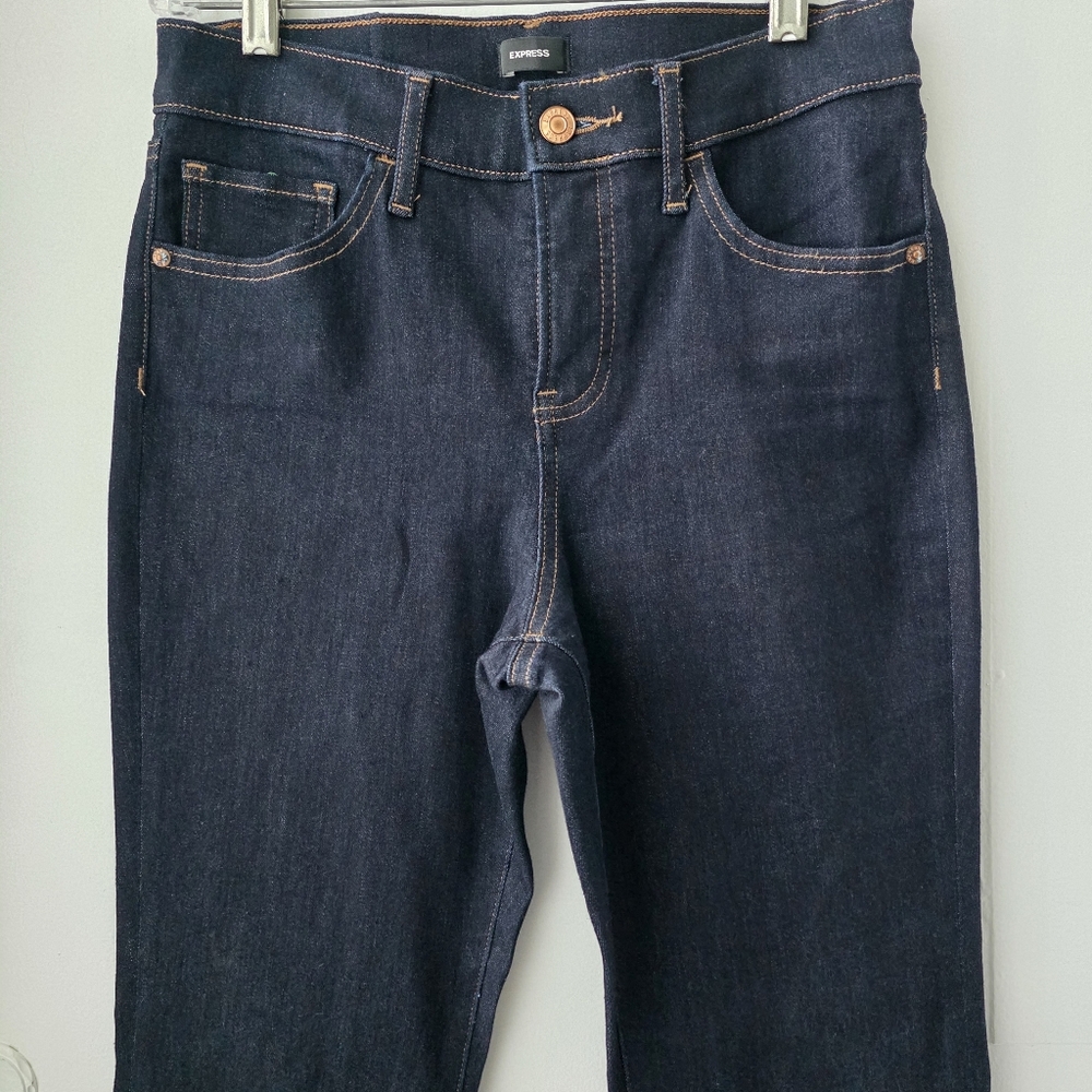 Express Women's Deep Indigo Skinny Jeans